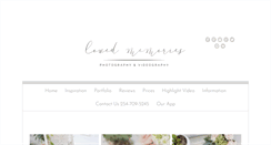 Desktop Screenshot of lovedmemories.com